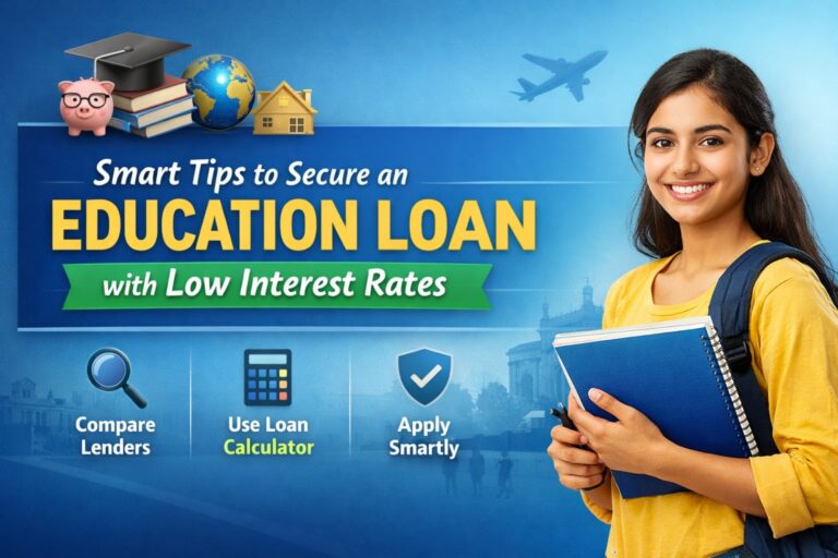 Smart Tips to Secure an Education Loan with Low Interest Rates